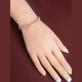 Mens Bracelet Rhinestone Decor Glamorous Brass Jewellery 1 Piece