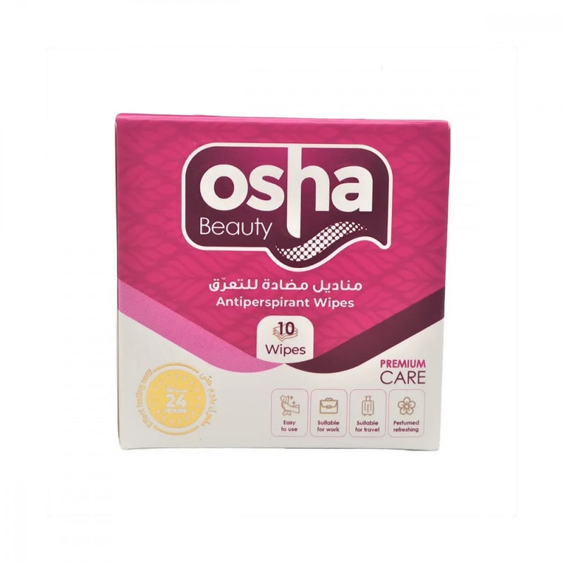Antiperspirant Wipes Excessive Sweating Underarm Care Osha Beauty 10 Wipes
