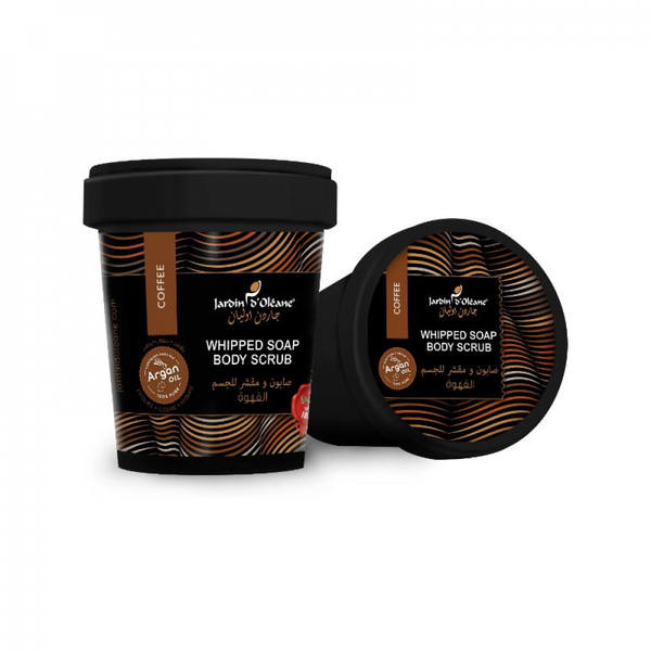 Jardin Olean Coffee Body Soap and Scrub, Exfoliating, 500g