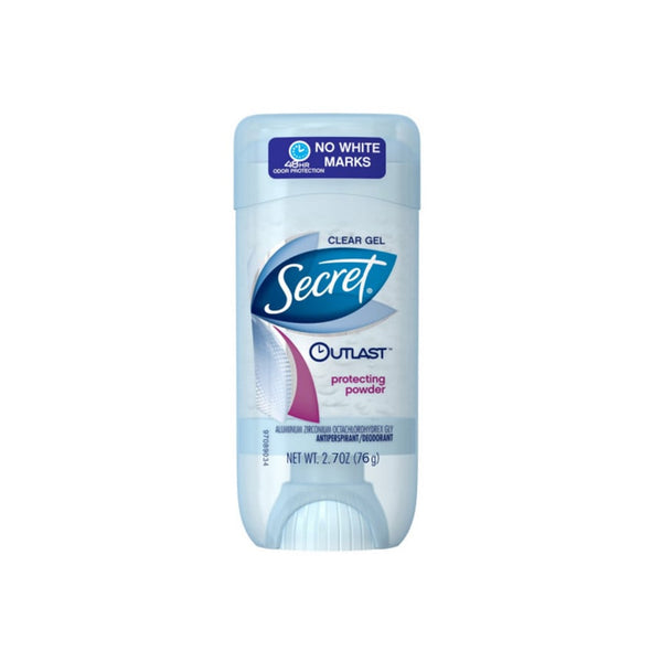 Secret Clear Gel Deodorant Powder Protection Stick 76g