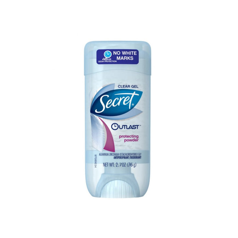 Secret Clear Gel Deodorant Powder Protection Stick 76g