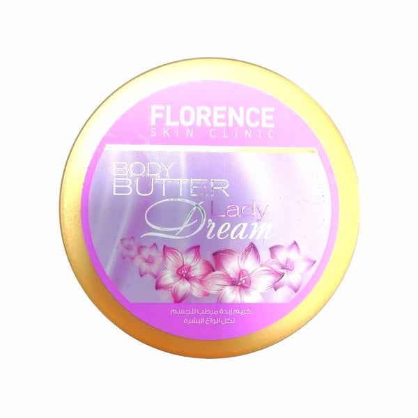 Florence Moisturizing Body Butter Cream, Deep Hydration, 200ml - Nourishing, Softening
