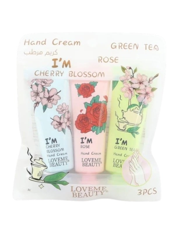 Loveme Beauty Hand Cream Floral Set - Hydrating - 3 x 20ml