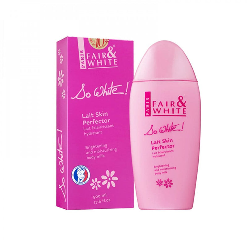 Fair and White So White Body Milk Moisturizing Lotion, 500ml