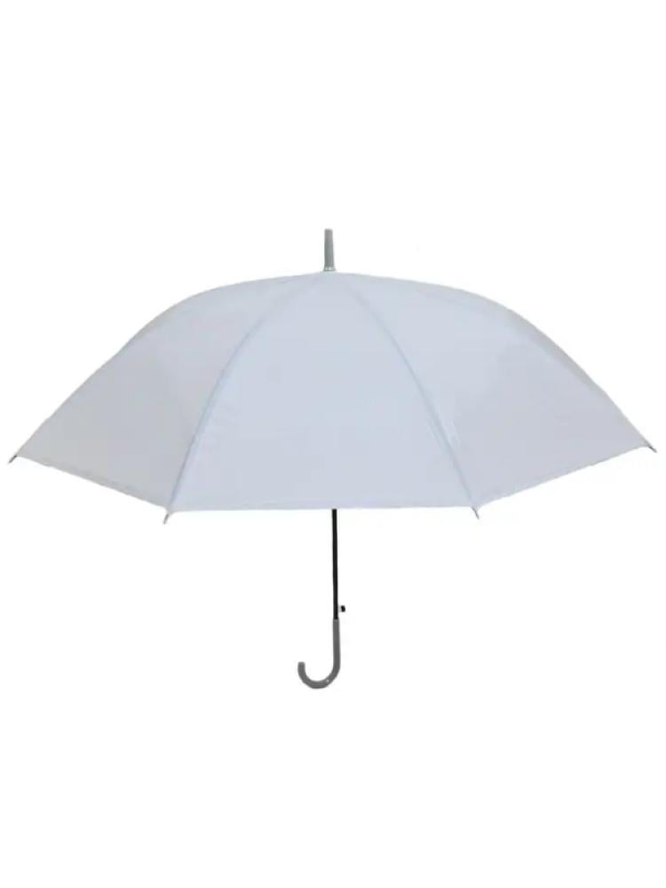 Sun Umbrella Patio Transparent White Dual Purpose Dar Al Ameerat