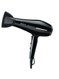 Rebune Hair Dryer 2400W Black with 3 Heat Settings and 2 Speeds