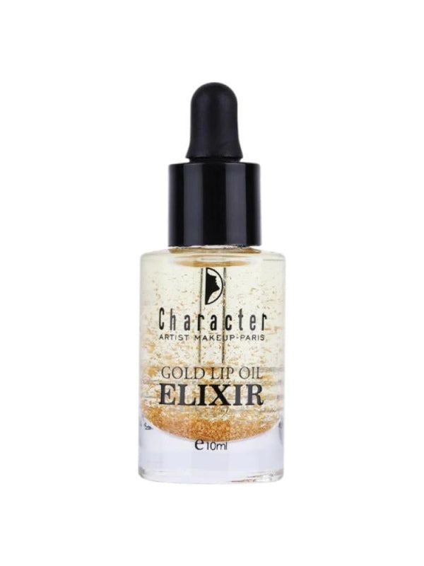 Character Lip Oil Elixir with 24K Gold & Natural Oils - Hydrating & Smoothing