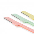 Katia Eyebrow Razor Blades Stainless Steel 3 Piece Set