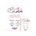 Maycare Disposable Sanitary Towels, 160 x 80 cm, 25 Count