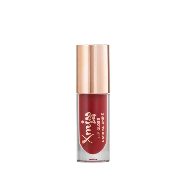 X Miss Beauty Lip Gloss with Vitamin E & Plant Collagen, Shade 04, Non-Sticky