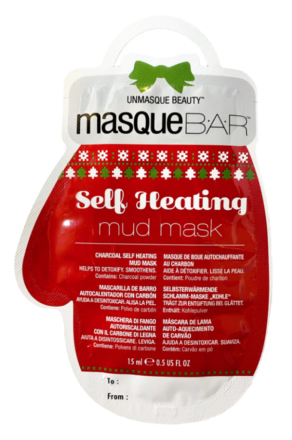 Self Heating Mud Mask Deep Cleansing Warming Masque Bar 15ml