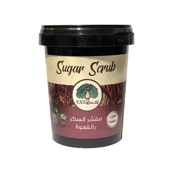 Exa Coffee Sugar Scrub for Exfoliation & Radiance - 600g
