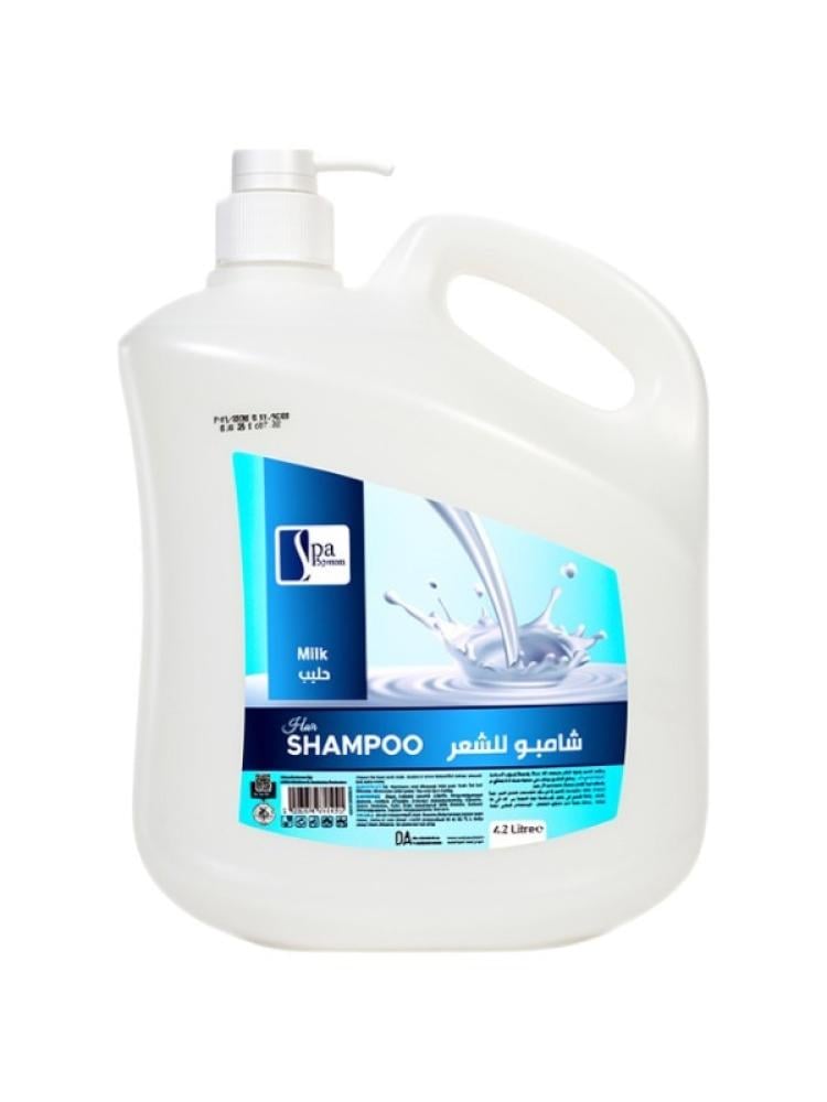 Spa System Milk Shampoo - Milk Extracts - 4.2 Liters