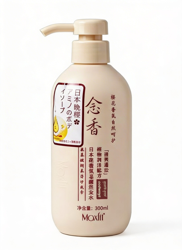 Best Shampoo For Oily Hair Balancing Sakura Extract Max Fit 300ml