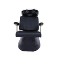 Salon System 8258R-A Hair Washing Chair Black Gold