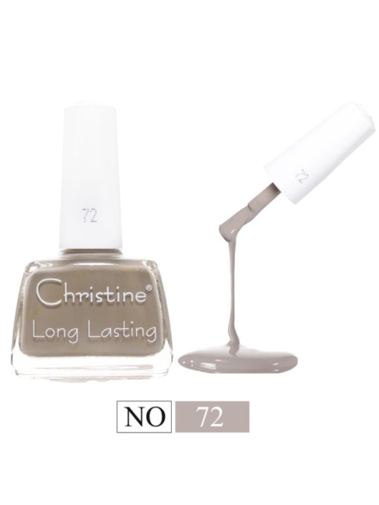 Shop Nail Polish Christine 72 Long-Lasting Glossy Finish 12ml