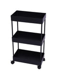 Salon System 3-Shelf Trolley MZT-0129 - Black