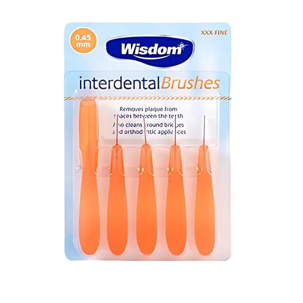 Wisdom Interdental Brushes, 0.45mm, 5 Pack