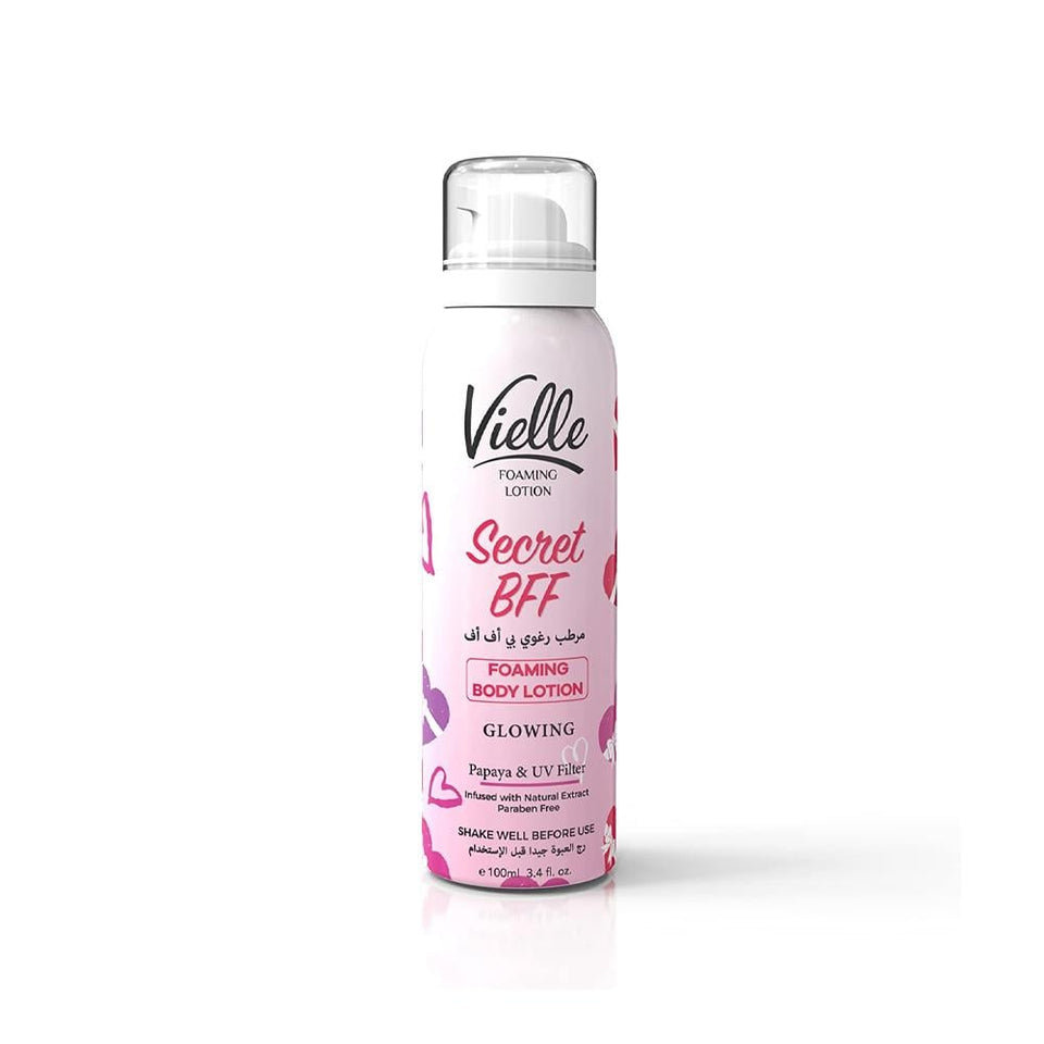 Vielle Foaming Body Lotion BFF Fruity-Floral Scent Lightweight Hydration 100ml