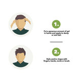 Vatika Styling Gel Strong Hold with Lemon Henna & Olive for Hair 500ml