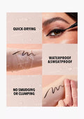 Sheglam Waterproof Liquid Eyeliner - Black - Smudge-Proof