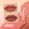 Pink Flash Liquid Lipstick and Lip Gloss Duo M02, Matte and Glossy Finish