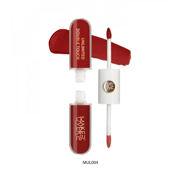 Make Over 22 Matte and Glossy Liquid Lipstick MUL004 2-Step Long Wear