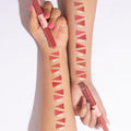 Pink Flash Liquid Lipstick and Lip Gloss Duo D02 Matte and Glossy