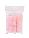 Salon System Plastic Hair Rollers - 6 Pack