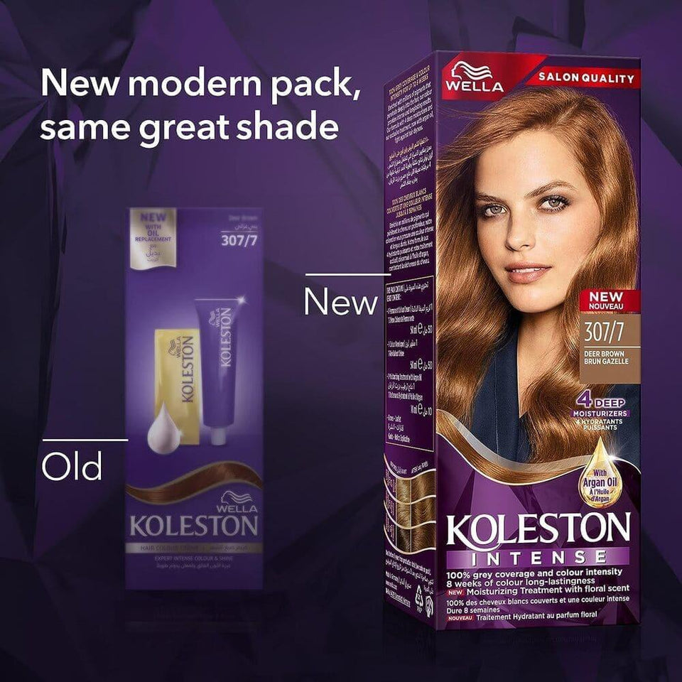 Wella Koleston Intense Hair Color Gazelle Brown Permanent Hair Dye 307/7