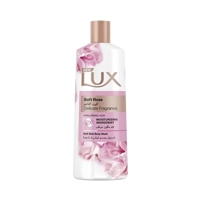 Lux Soft Rose Moisturizing Body Wash with French Rose Extract, Almond Oil, 500ml