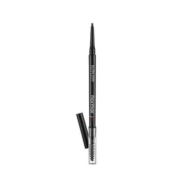 Flormar Ultra Thin Eyebrow Pencil 03 Brown Waterproof Smudge-Proof