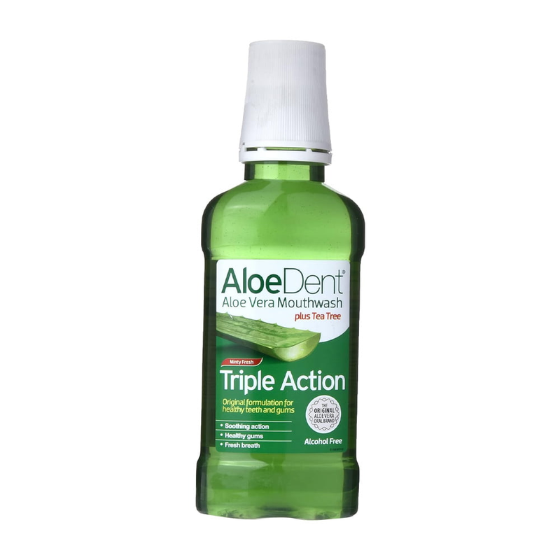 Alcohol Free Mouthwash Triple Action Freshness Formula ALODENT 250ml