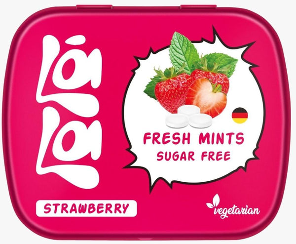 Sugar Free Zinc Lozenges Strawberry Flavoured Lala 14g