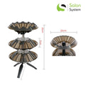 Salon System Nail Polish Holder Trolley, Large, 6-Tier