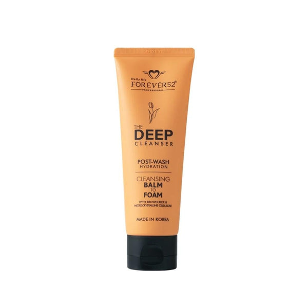 Forever52 Deep Cleansing Facial Wash with Brown Rice Extract, Cream-to-Foam