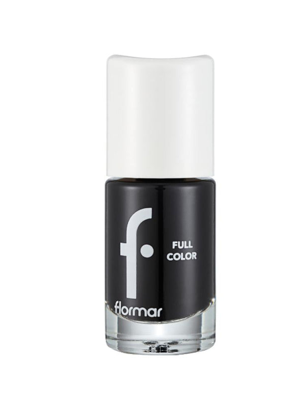 Flormar Full Color Nail Polish FC32 Victory Of Black