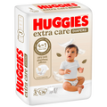 Baby Diapers Size 3 Extra Care Jumbo Pack Protection Huggies 76 Pieces