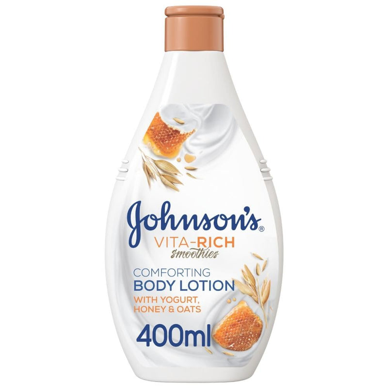 Best Body Lotion for Dry and Sensitive Skin Honey & Oat 400ml Johnson 400ml