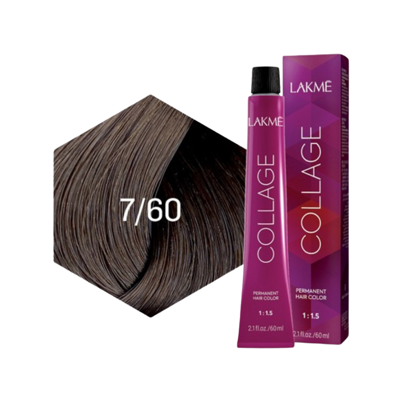 Lakme Permanent Hair Color Medium Brown Blonde 7.60 60ml