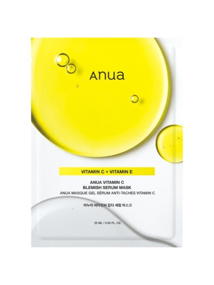 Anua Vitamin C & E Brightening Serum Mask for Radiant Skin - 25 ml
