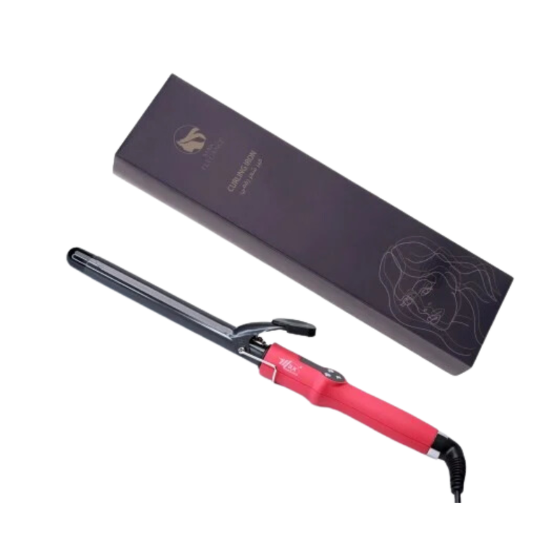 Max Elegance Ceramic Curling Iron, 25mm, 450F, Adjustable Temperature