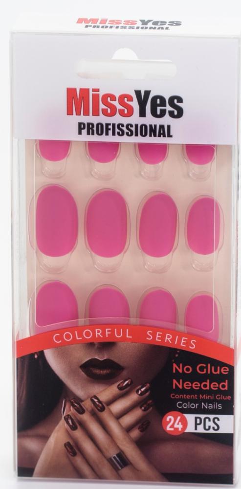 Artificial Nails Press On Professional Finish Miss Yes 24 Pieces