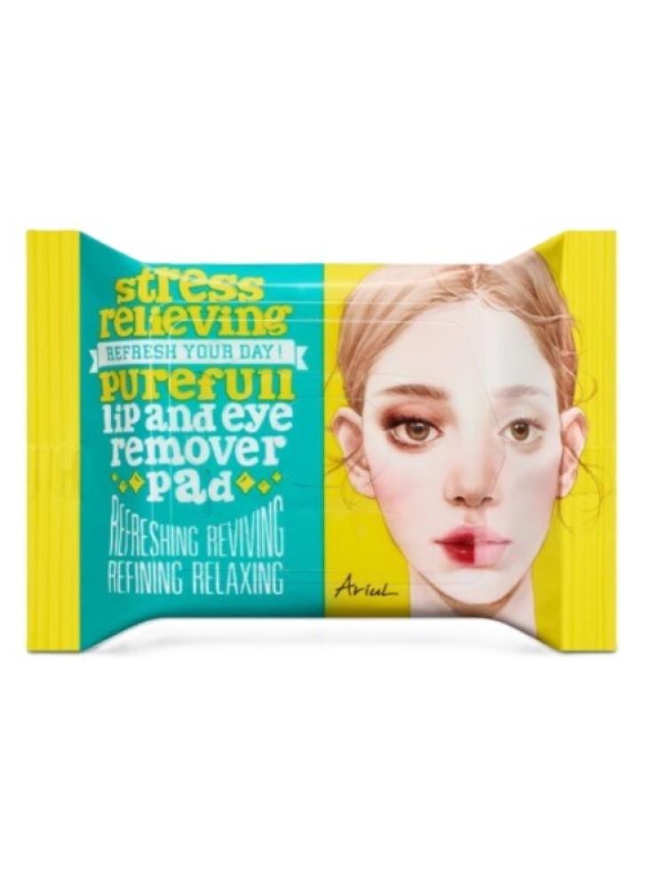 Ariul Pureful Makeup Remover Pads - Waterproof, Paraben-Free - 30 Count