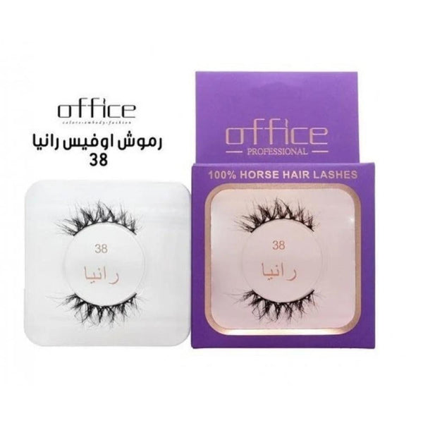 Office Rania Natural Horsehair Eyelashes, Glossy Finish