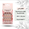 Tinty French Cut Adhesive Nails ZM14 24 Pieces