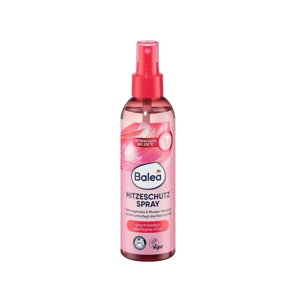 Balea Two-Phase Heat Protectant Hair Spray with Panthenol and Rice Protein, 200ml