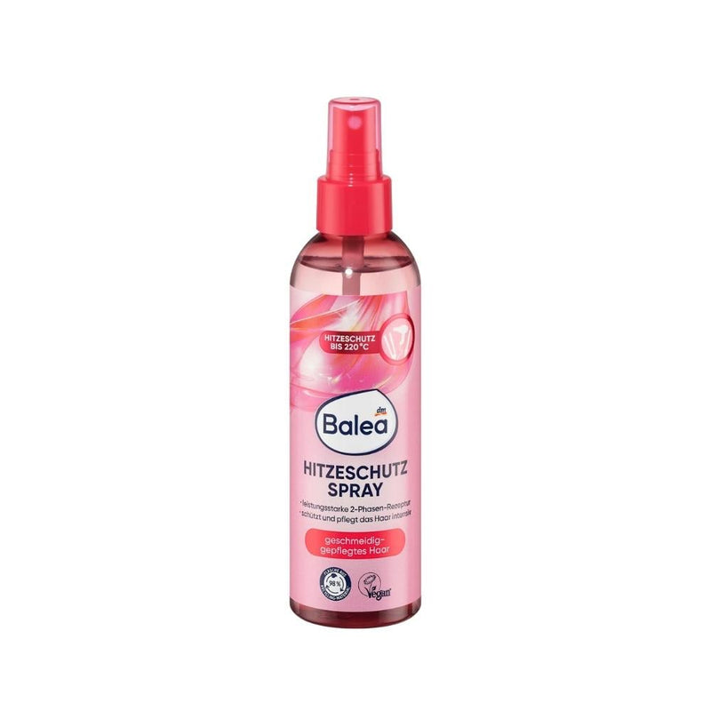 Balea Two-Phase Heat Protectant Hair Spray with Panthenol and Rice Protein, 200ml