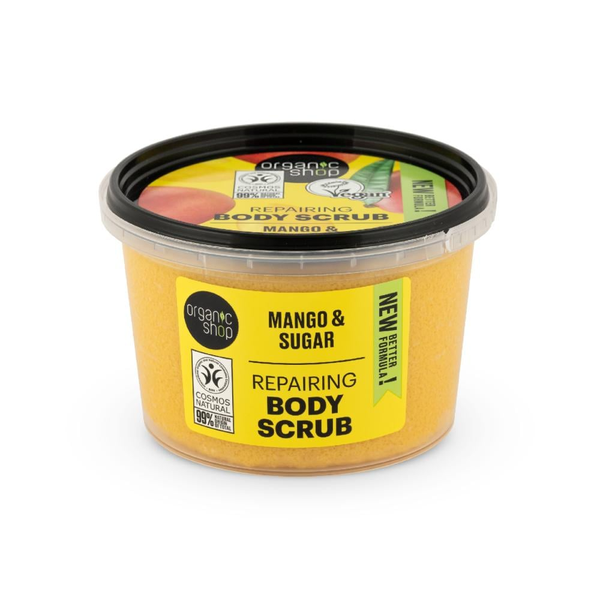 Body Scrub For Dry Skin Repairing Mango Exfoliating Organic Shop 250ml