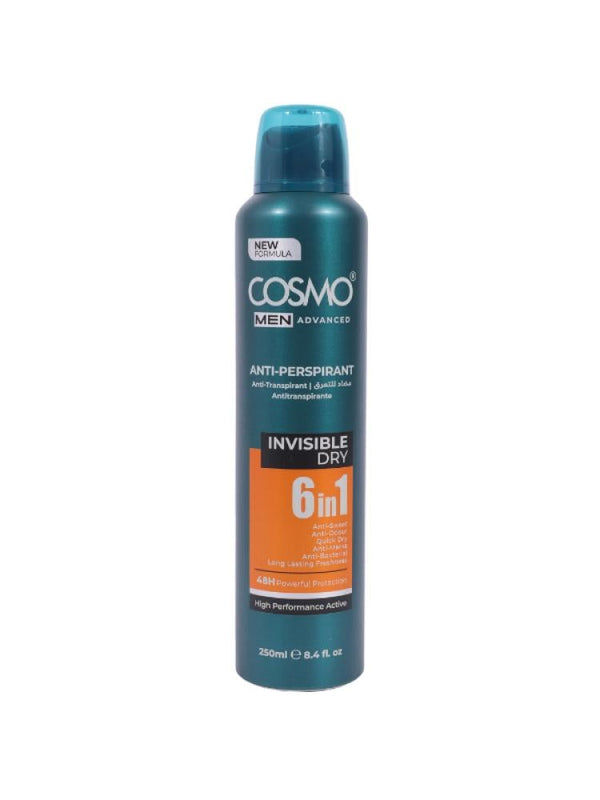 Cosmo Invisible Dry Anti-Perspirant Deodorant - 250ml